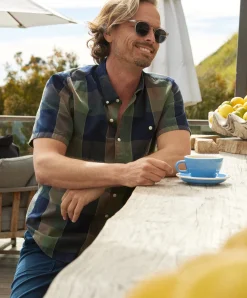 Men Outerknown Shirts<Atlantic S/S Madras Shirt