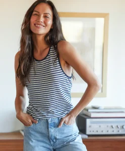 Women Outerknown Tees & Tanks<Offshore Linen Tank
