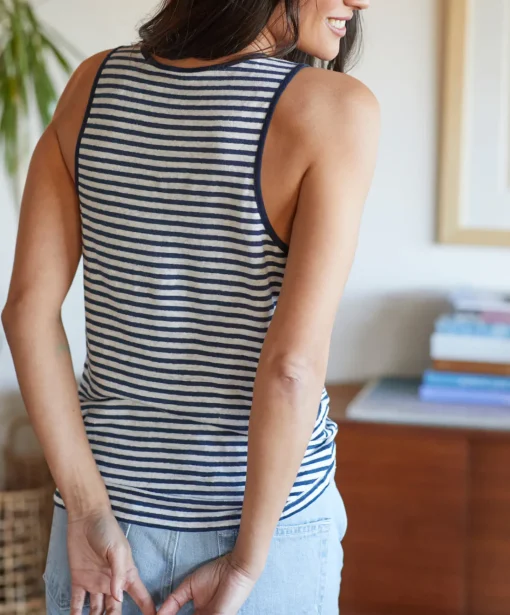 Women Outerknown Tees & Tanks<Offshore Linen Tank