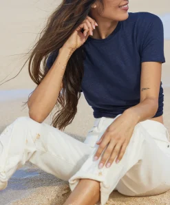 Women Outerknown Tees & Tanks<Offshore Linen Tee