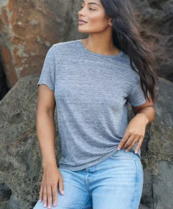 Women Outerknown Tees & Tanks<Offshore Linen Tee