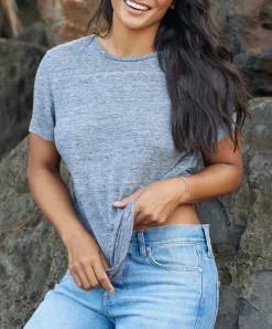 Women Outerknown Tees & Tanks<Offshore Linen Tee