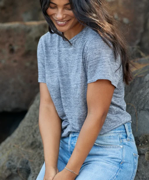 Women Outerknown Tees & Tanks<Offshore Linen Tee