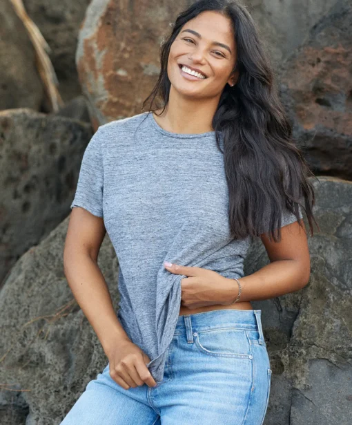 Women Outerknown Tees & Tanks<Offshore Linen Tee