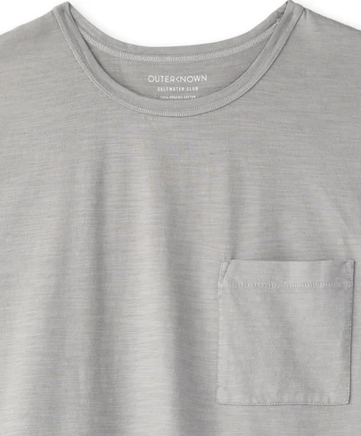 Men Outerknown Tees<Saltwater Slub Pocket Tee