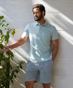Men Outerknown Polos & Henleys<Saltwater Slub Polo