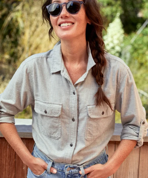 Women Outerknown Shirts<Scout Flannel Shirt