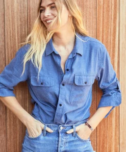 Women Outerknown Shirts<Scout Flannel Shirt