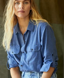 Women Outerknown Shirts<Scout Flannel Shirt