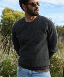 Men Outerknown Sweaters<Shelter Waffle Crew
