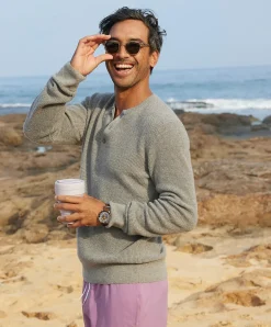 Men Outerknown Polos & Henleys<Shelter Waffle Henley