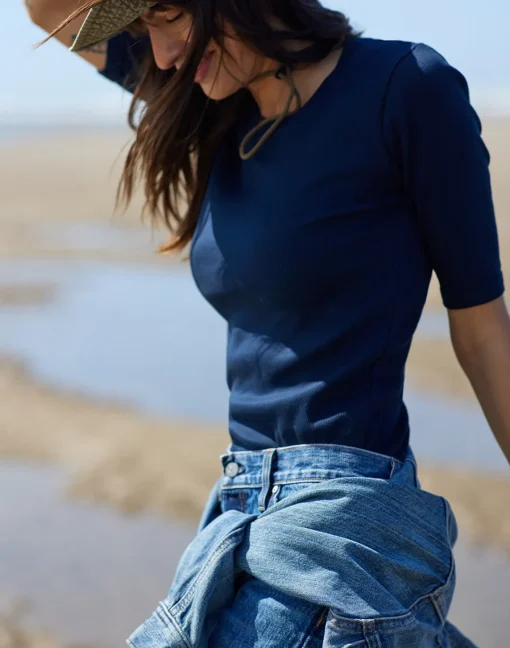 Women Outerknown Tees & Tanks<Sojourn Ribbed Tee