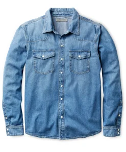 Men Outerknown Shirts<Westerly Denim Shirt